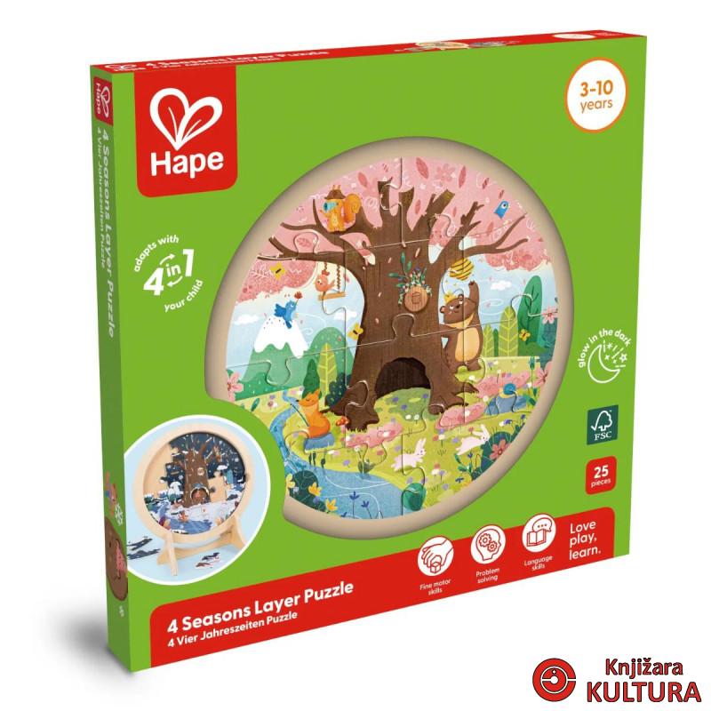 Hape puzzle četiri godišnja doba H1653 