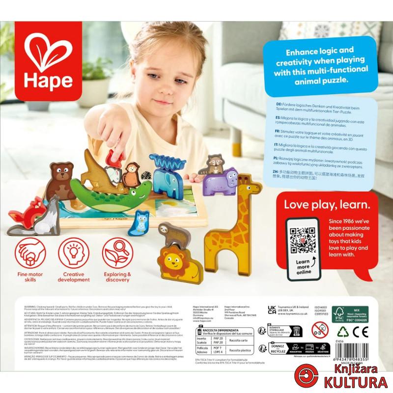 Hape drvene puzzle životinjsko carstvo H1656 