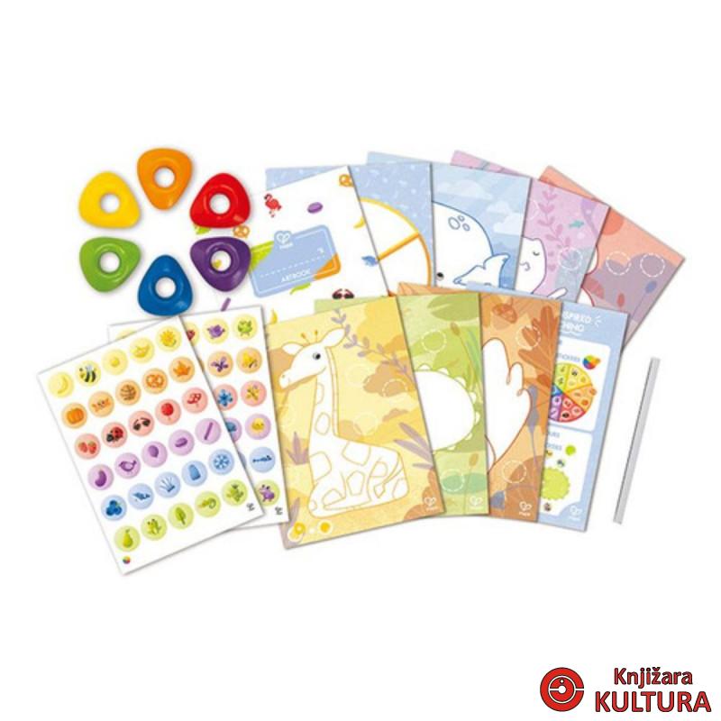 Hape voštanje boje i bojanka H2004 