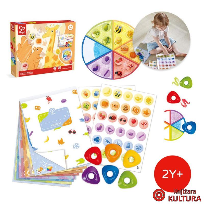 Hape voštanje boje i bojanka H2004 