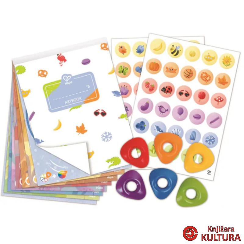 Hape voštanje boje i bojanka H2004 
