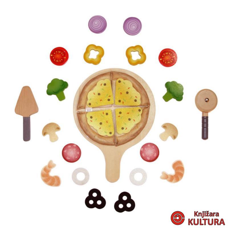 Hape pizza set za igru H3173 