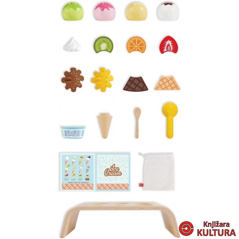 Hape prodavnica sladoleda set za igru H3217 