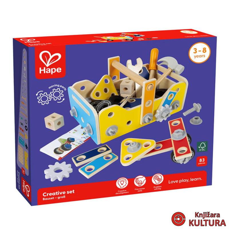 Hape kutija sa alatom 83u1 set za igru H3220 