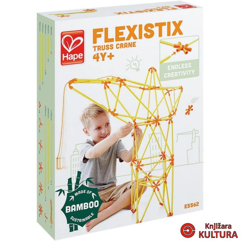 Hape konstruktor od bambus štapića kran H5562 
