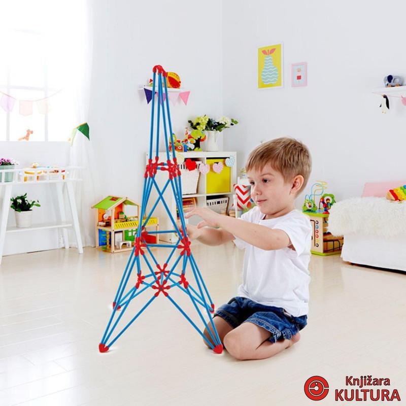 Hape konstruktor od bambus štapića Eiffel Tower H5563 