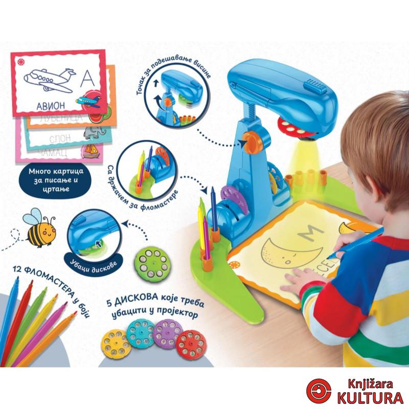 EDUKATIVNI SET LED PROJEKTOR ŠKOLA PISANJA 