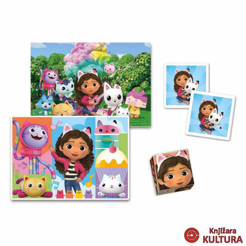 EDUKATIVNI SET 4U1 GABINA KUĆICA ZA LUTKE 
