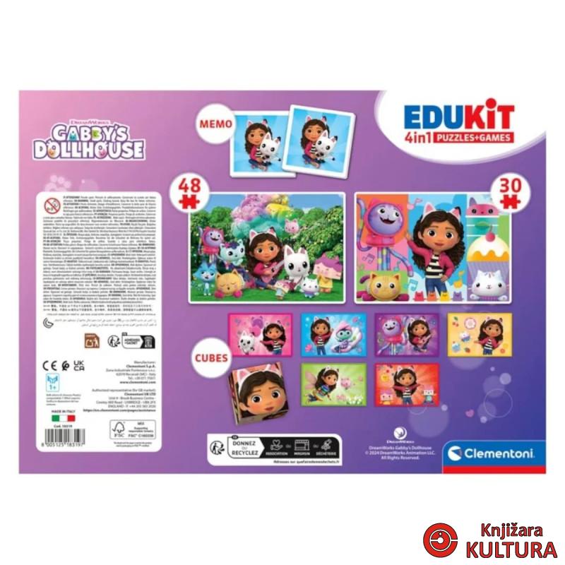 EDUKATIVNI SET 4U1 GABINA KUĆICA ZA LUTKE 
