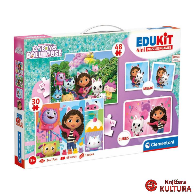 EDUKATIVNI SET 4U1 GABINA KUĆICA ZA LUTKE 
