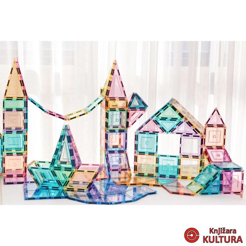MAGNETNE SLAGALICE GRADITELJSKI SET PASTEL 112 DJELOVA 