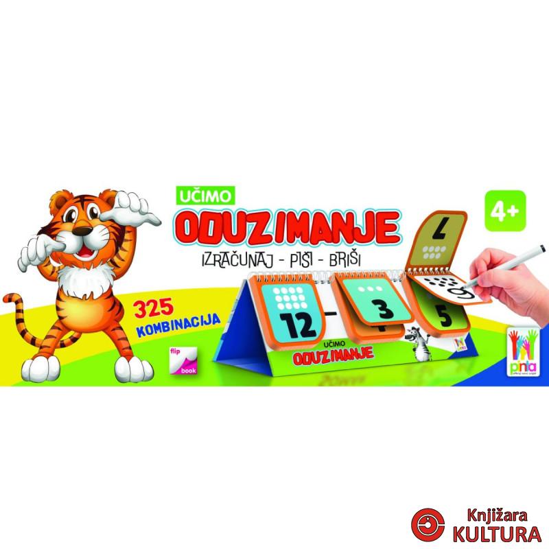 Učimo oduzimanje - Flip book 