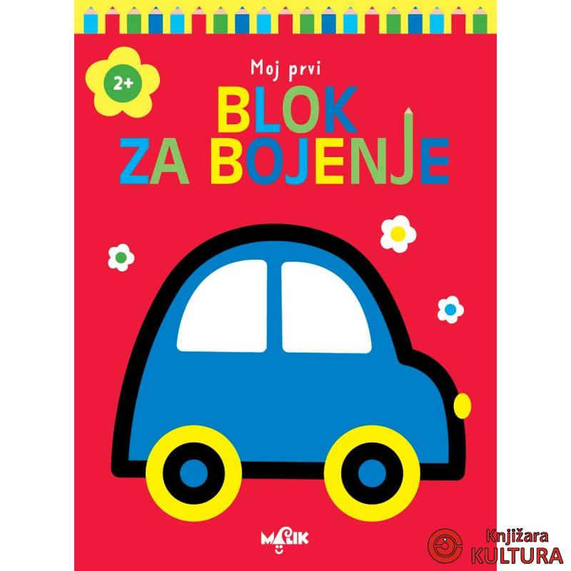 BLOK ZA BOJENJE CRVENI AUTO 