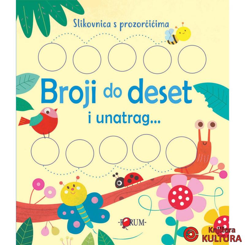 BROJI DO DESET I UNATRAG-SLIKOVNICA SA PROZORČIĆIMA 