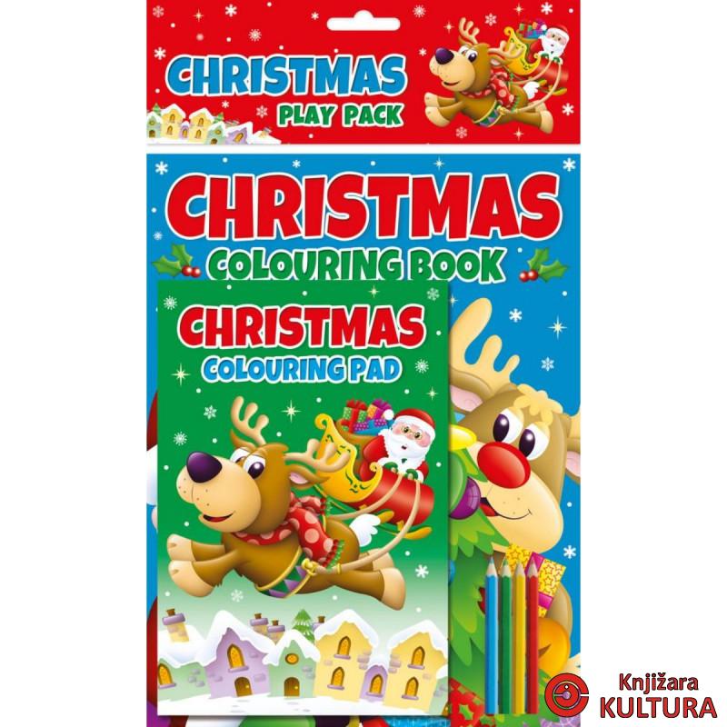 BOŽIĆNA BOJANKA S BOJICAMA PLAY PACK 