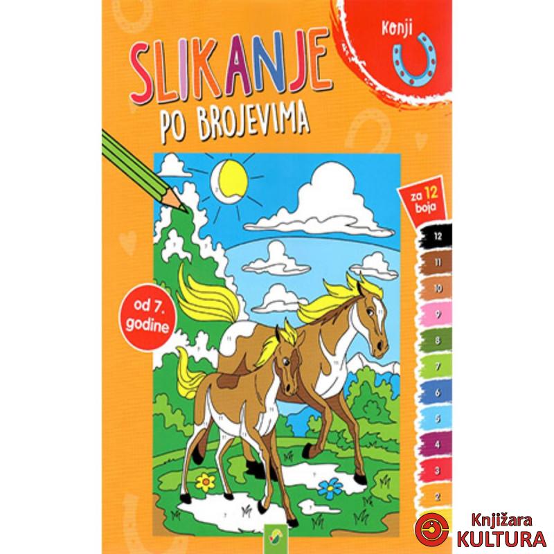 SLIKANJE PO BROJEVIMA KONJI 