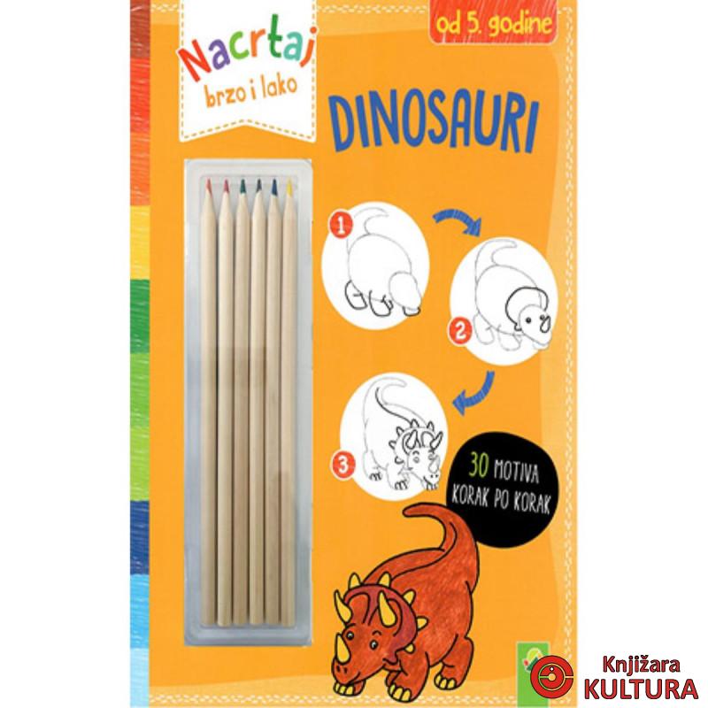 NACRTAJ BRZO I LAKO-DINOSAURI 