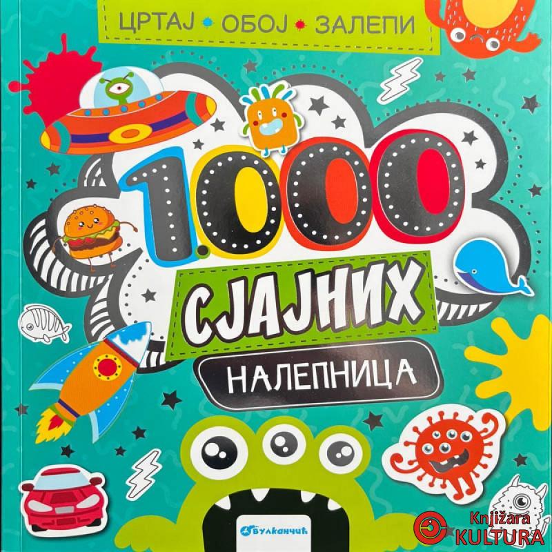 Crtaj, oboj, zalepi – 1.000 sjajnih nalepnica 