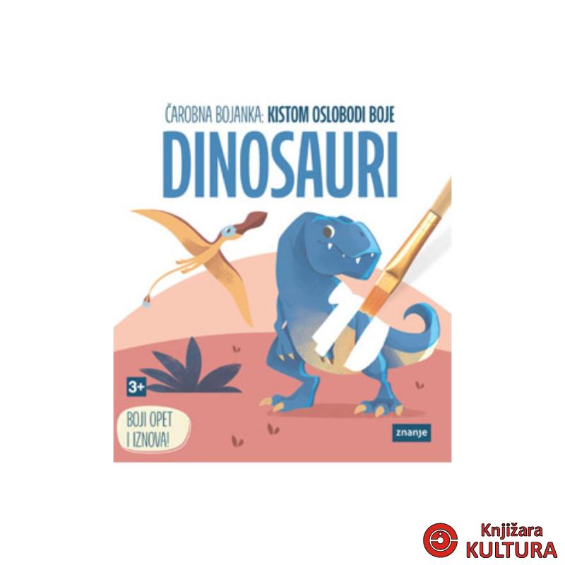Čarobna bojanka: Kistom oslobodi boje – Dinosauri 