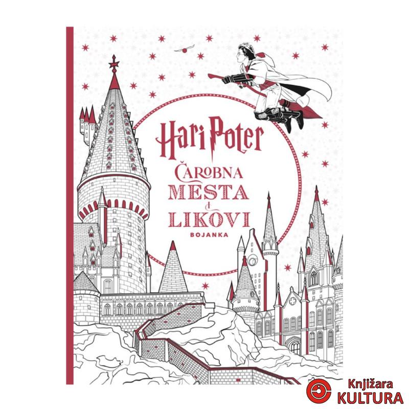 Hari Poter Čarobna mesta i likovi - bojanka 