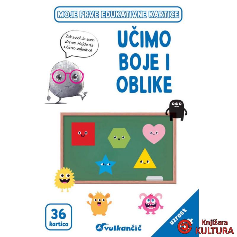 ZRNCE KARTICE – UČIMO BOJE I OBLIKE – LATINICA 