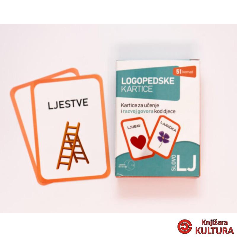LOGOPEDSKE KARTICE-SLOVO LJ-LATINICA 