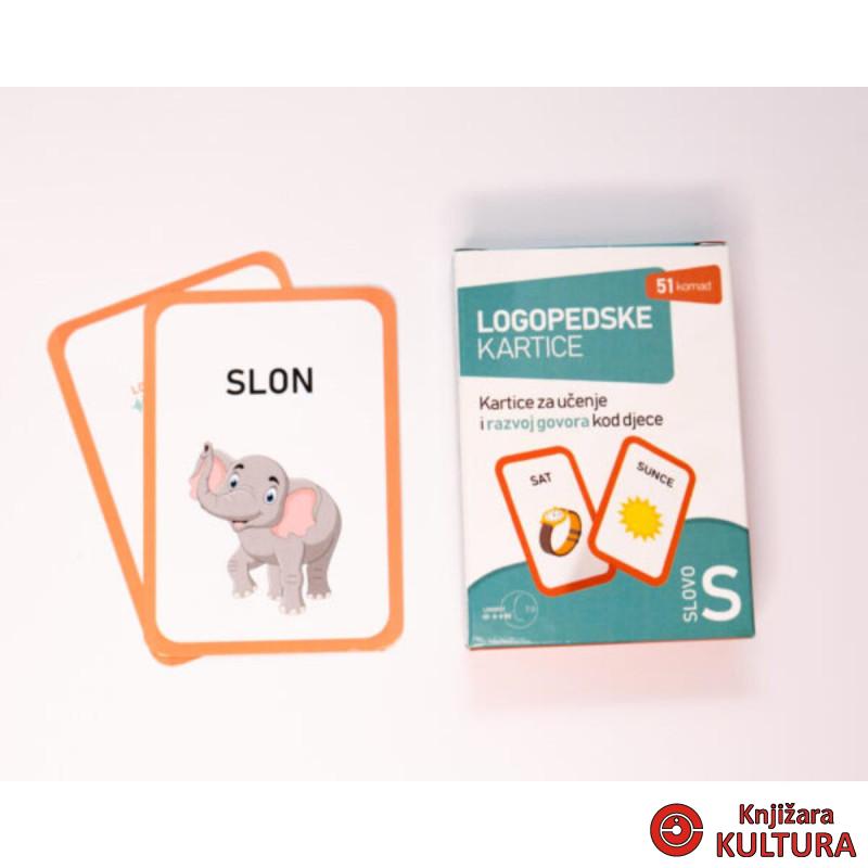 LOGOPEDSKE KARTICE-SLOVO S-LATINICA 