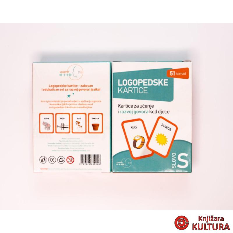 LOGOPEDSKE KARTICE-SLOVO S-LATINICA 
