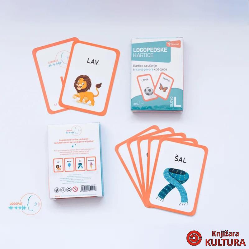 LOGOPEDSKE KARTICE-SLOVO L-LATINICA 