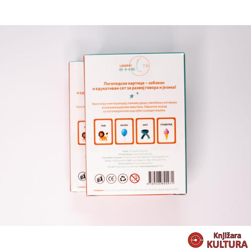 LOGOPEDSKE KARTICE-SLOVO L-ĆIRILICA 