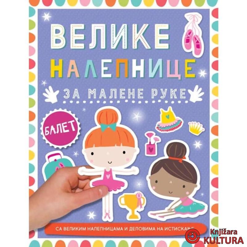 Velike nalepnice za malene ruke: Balet 