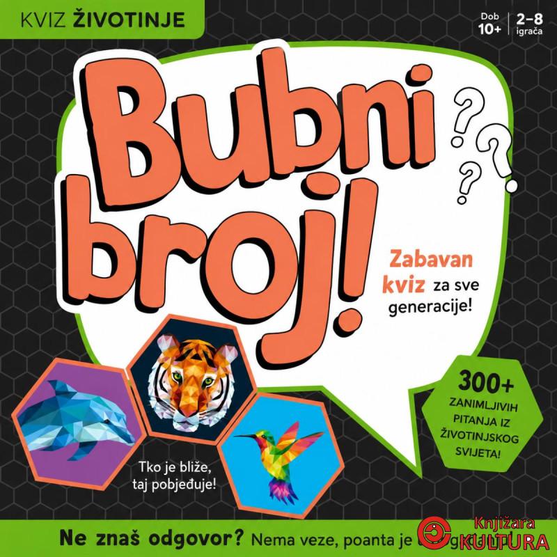 BUBNI BROJ - KVIZ ŽIVOTINJE 