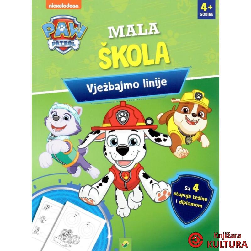 PAW PATROL PREDŠKOLSKA KNJIGA PISANJE-ZELENA 