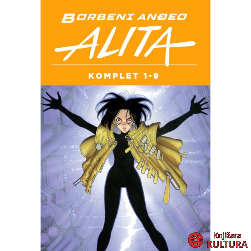 Alita kommplet 1-9 MANGA 