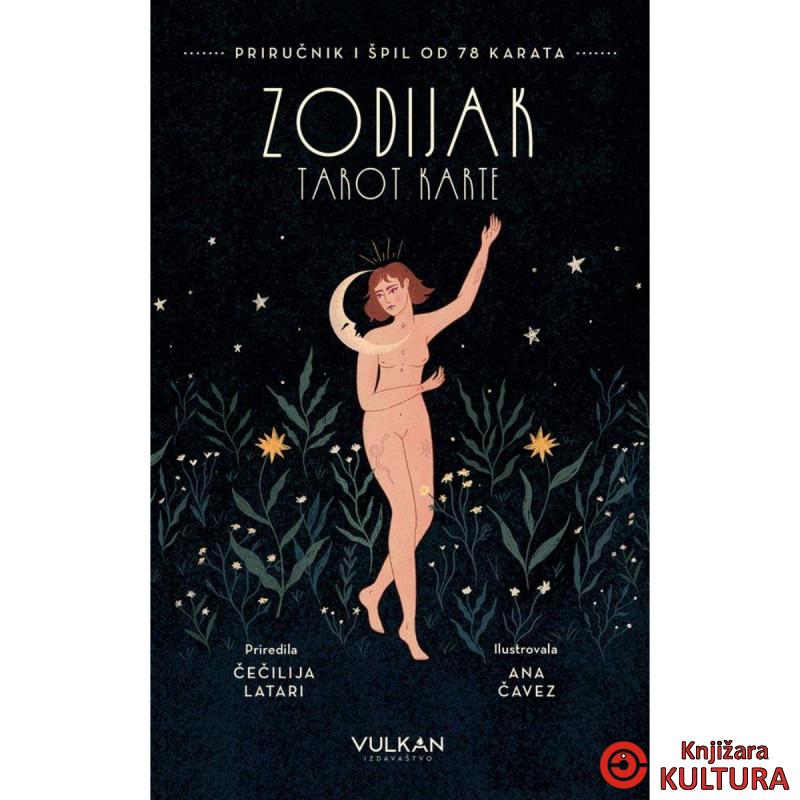 Zodijak tarot karte-priručnik i špil od 78 karata 