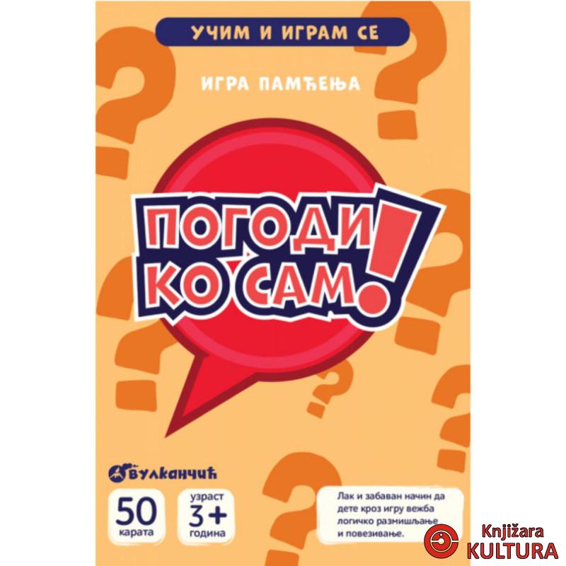 KARTE – UČIM I IGRAM SE – POGODI KO SAM – IGRA PAMĆENJA 