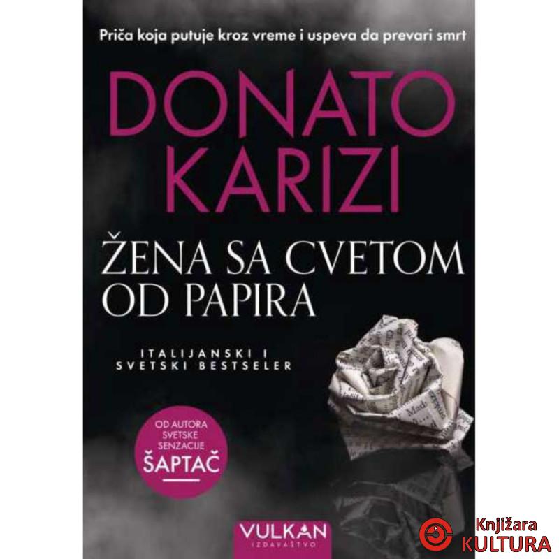 ŽENA SA CVETOM OD PAPIRA 