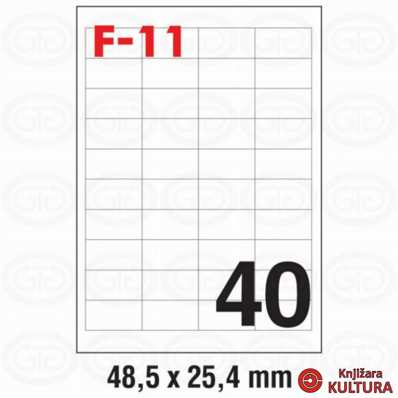 NALJEPNICE FORNAX 48.5*25.4 