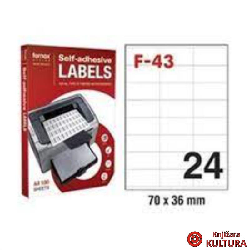 NALJEPNICE FORNAX 70X36 