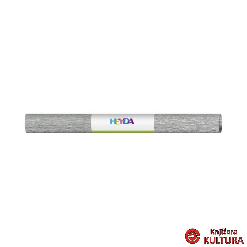 KREP PAPIR 50*250 SREBRNI HEYDA 