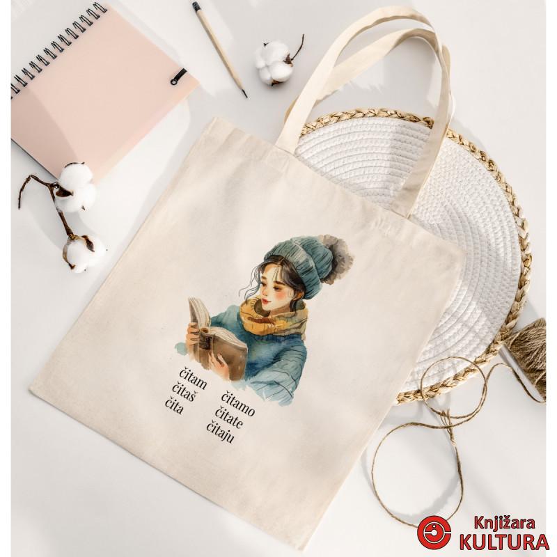 TORBA ZA ŠOPING BOMBAŽ KOLOR PRINT 