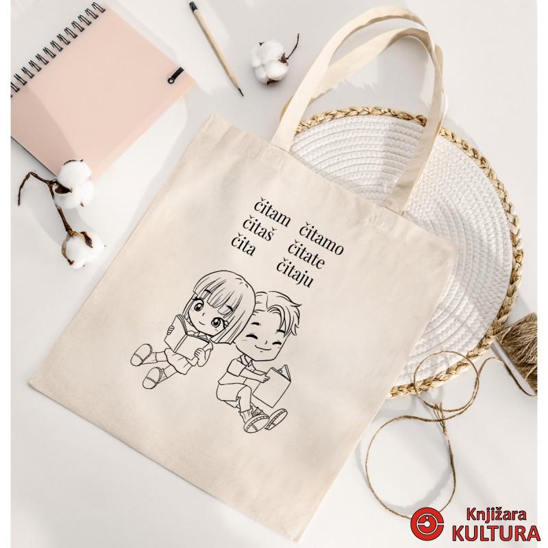 TORBA ZA ŠOPING BOMBAŽ C/B PRINT 