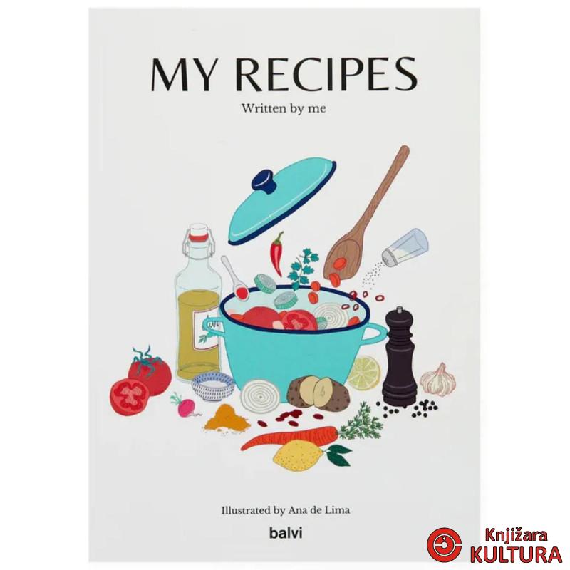 SVESKA MY RECIPES A5 PAPIR 
