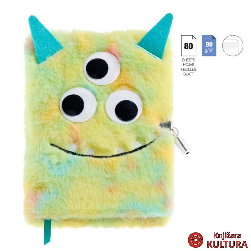 DNEVNIK FLUFFY MONSTER B2F 