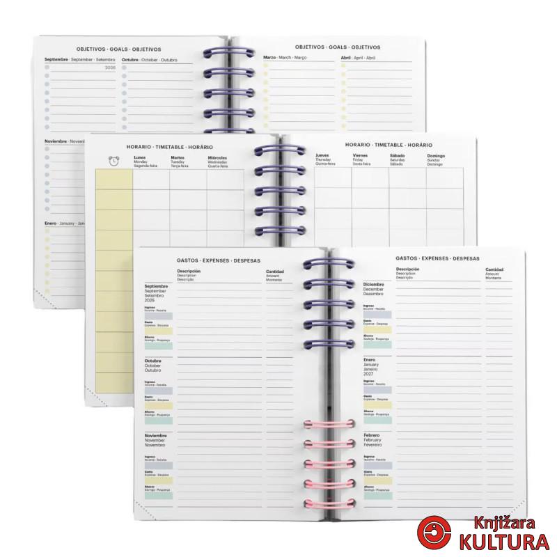 PLANER ACTIVA D/P MAUVE B2B 26_27 