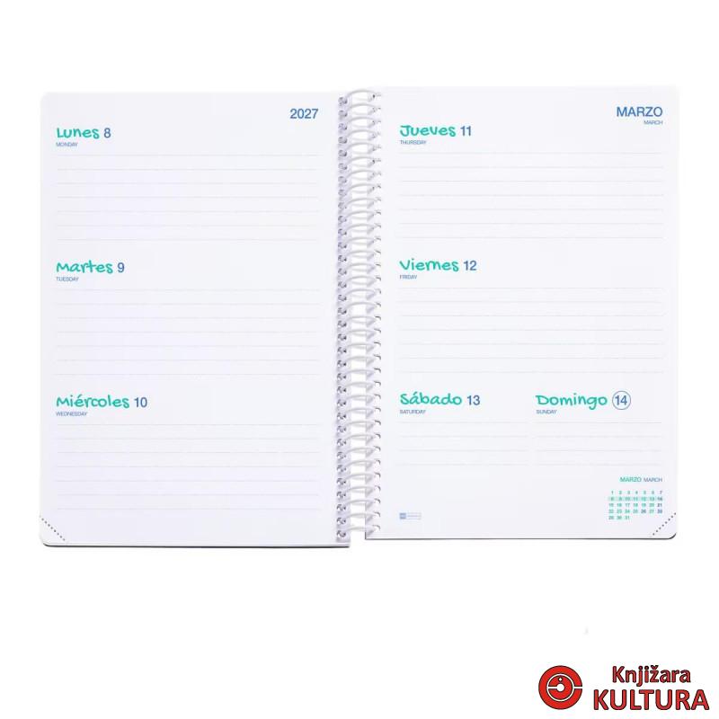 PLANER PLUS W/V FLOWERY 26_27 