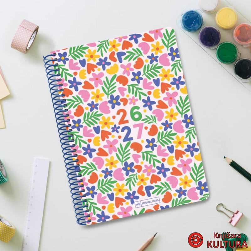 PLANER PLUS W/V FLOWERY 26_27 