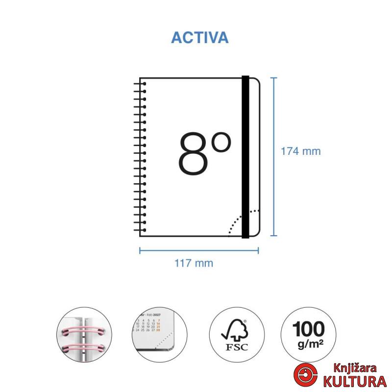 PLANER ACTIVA W/V ECHINACEA 26_27 
