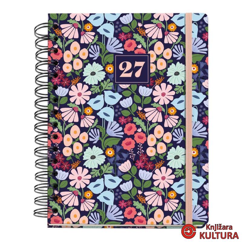 PLANER 18M PLUS W/V BLACK BLOOM 26_27 