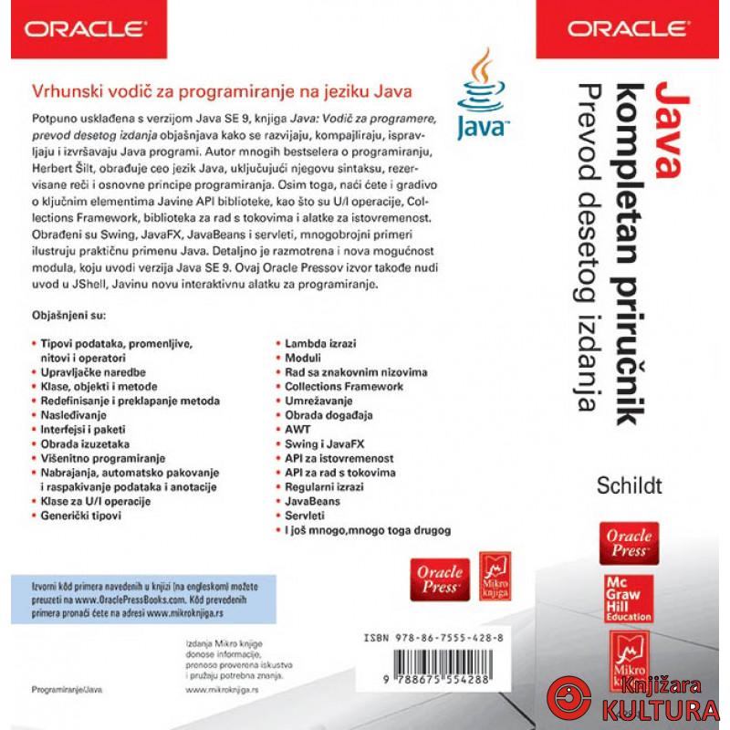 JAVA JDK9: KOMPLETAN PRIRUČNIK 10.IZDANJE 